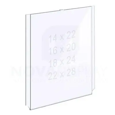 18EAAP-INSERT-PORTRAIT-L Easy Access Acrylic Pocket / Poster Holder – Large Portrait