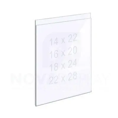 Top Suspended Easy Access Acrylic Pocket / Poster Holder
