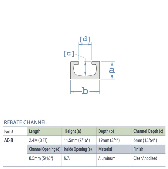 Specifications for AC-8