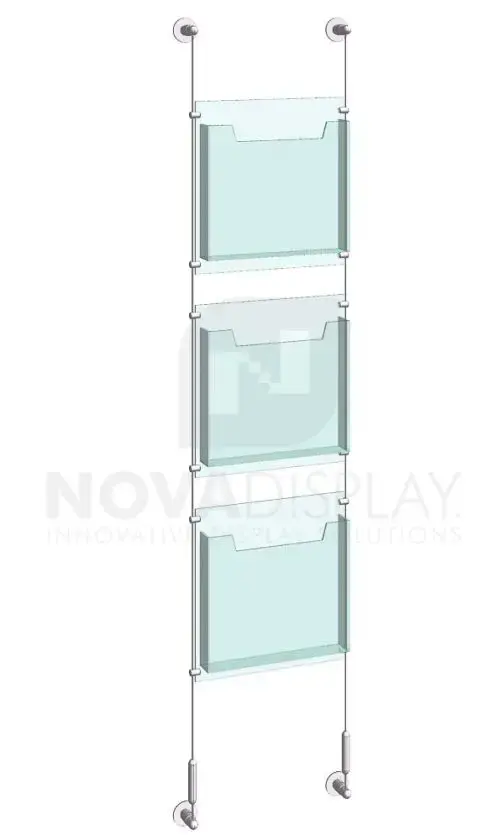 KLD-010_Acrylic-Literature-Display-Kit-wall-cable-suspended