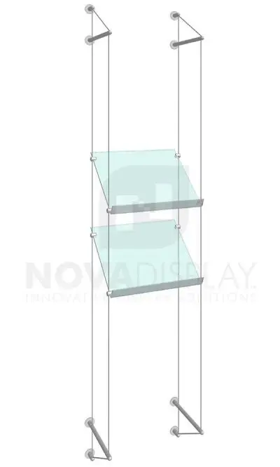 KSP-007_Acrylic-Sloped-Shelf-Display-Kit-wall-cable-suspended