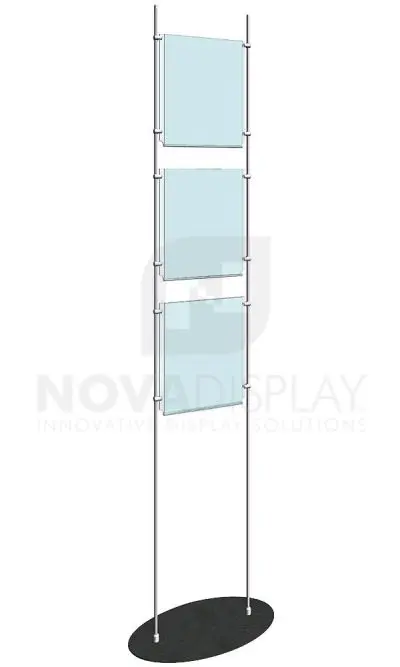 KFRS-009-Totem-10mm-Rod-Floor-Stand-Display-Kit