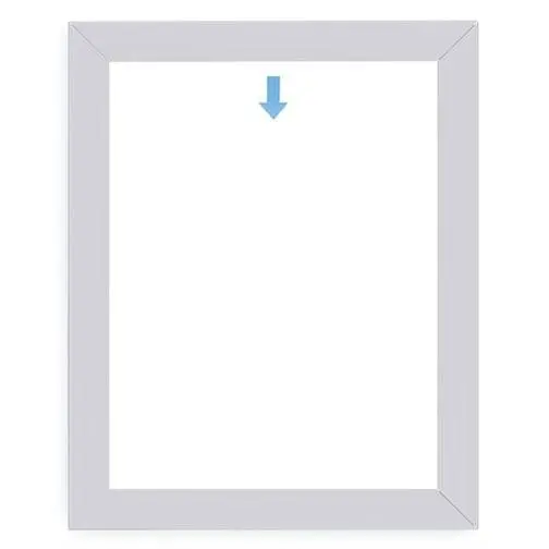 AnoFrame-aluminum-poster-frame-square-profile-front-view