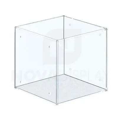 Non-Lit Acrylic Locking Display Case – All Clear