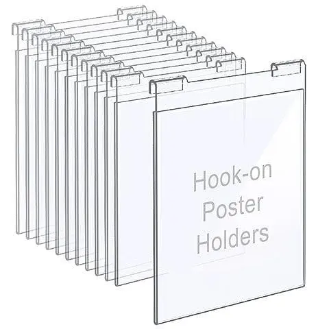 Nova Display Systems / Acrylic Hook-on Poster Holders in Bundle