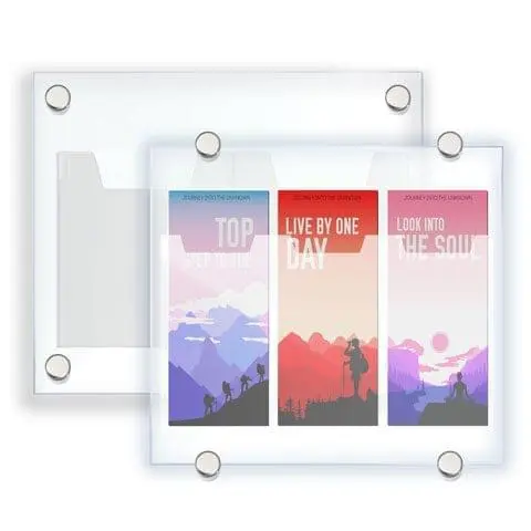 Nova Display Systems / Acrylic Literature Holders for Standoff Supports