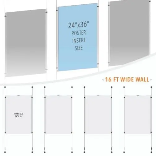 DC2208 Info/Poster Wall Display / Wall Display Idea Concept