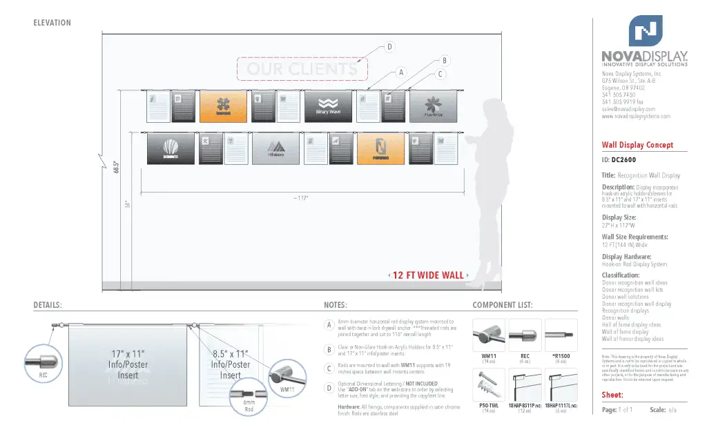 Recognition Wall Display / Wall Display Idea Concept