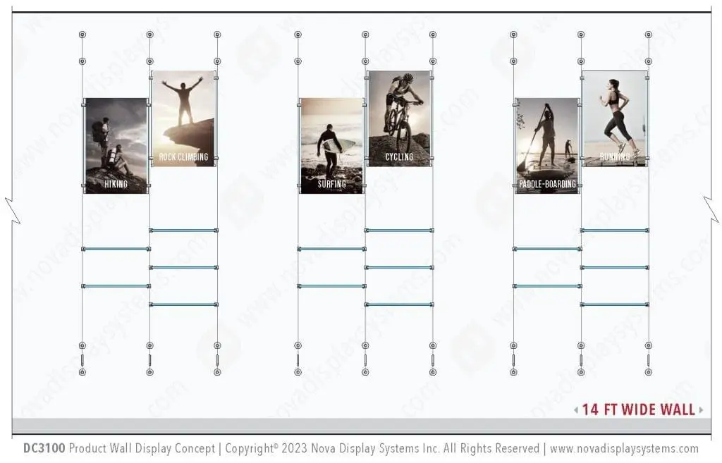 DC3100 Product Wall Display / Wall Display Idea Concept