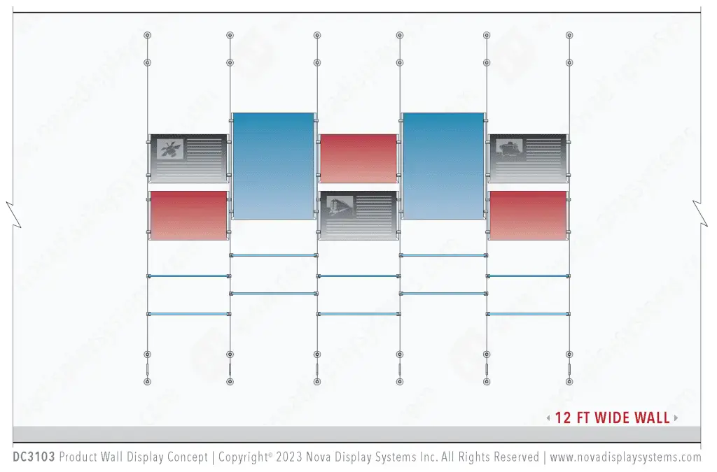 DC3103 Product Wall Display / Wall Display Idea Concept