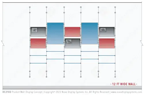 DC3103 Product Wall Display / Wall Display Idea Concept