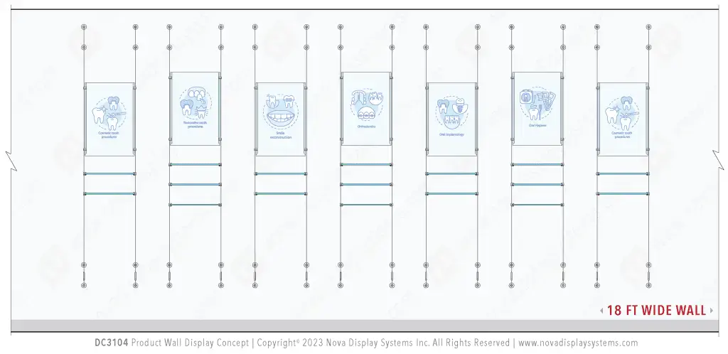 DC3104 Product Wall Display / Wall Display Idea Concept