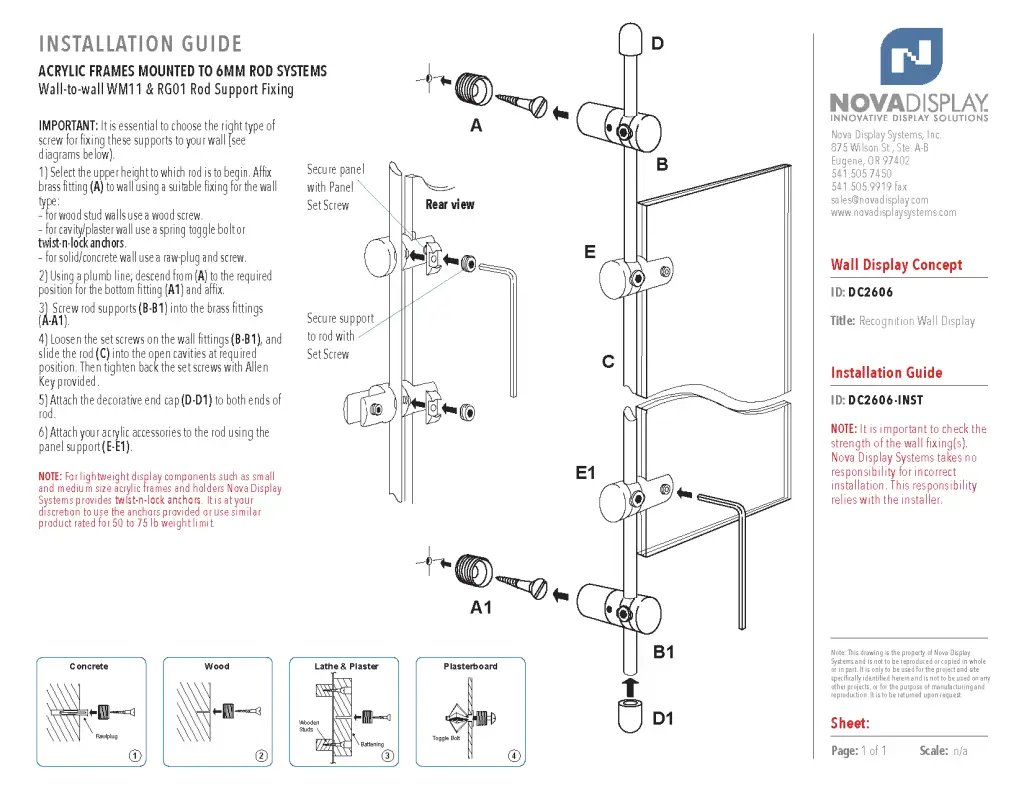 Recognition Wall Display / Wall Display Idea Concept / Alumni Wall of Distinction / INSTALL-GUIDE