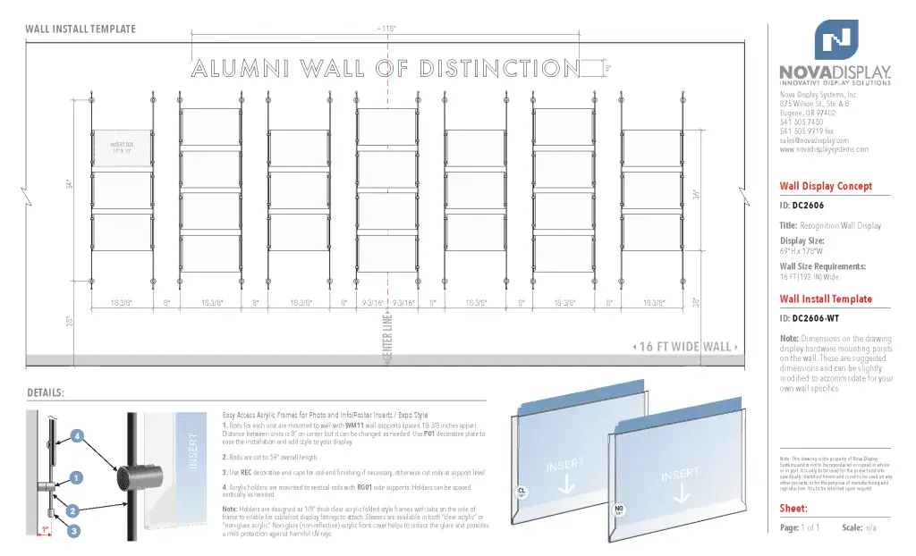 Recognition Wall Display / Wall Display Idea Concept / Alumni Wall of Distinction