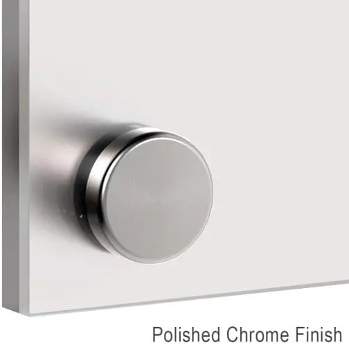 Standoff Hardware for Large Acrylic Poster Frames / Polished Chrome Finish