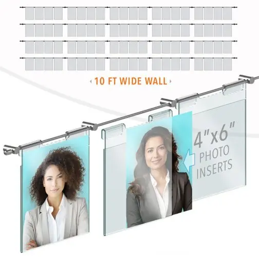 DC2101 Photo Wall Display / Wall Display Idea Concept