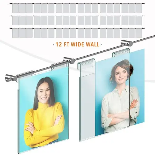 DC2103 Photo Wall Display / Wall Display Idea Concept