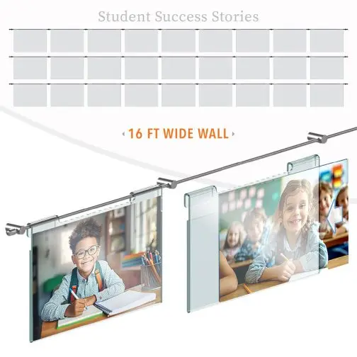 DC2107 Photo Wall Display / Wall Display Idea Concept / Student Success Stories