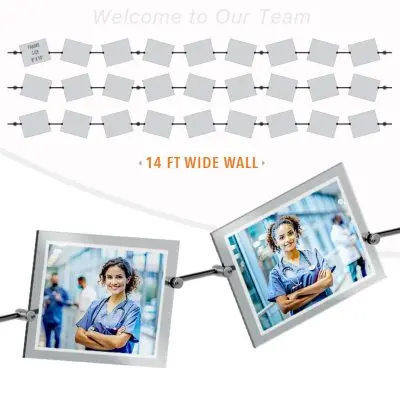 DC2140 Photo Wall Display / Wall Display Idea Concept