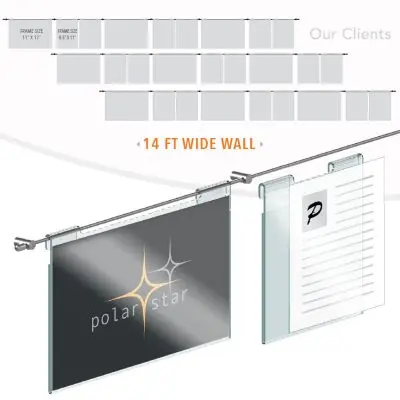 DC2601 Recognition Wall Display / Wall Display Idea Concept / Donor Wall Display