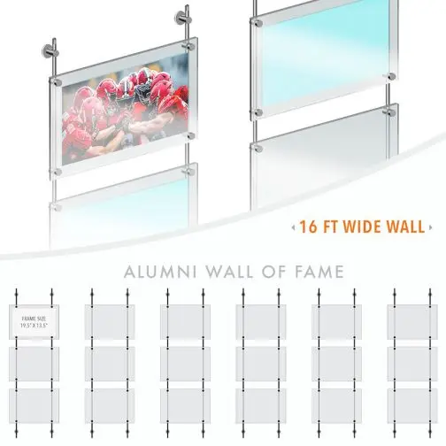 DC2607 Recognition Wall Display / Wall Display Idea Concept / Alumni Wall of Distinction