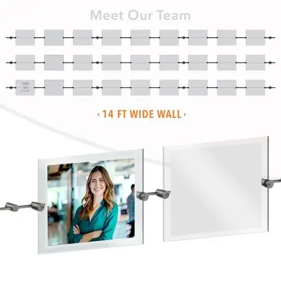 DC2135 Photo Wall Display / Wall Display Idea Concept / Meet Our Team