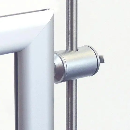 Double-Sided Support with Toggle for Aluminum Frames