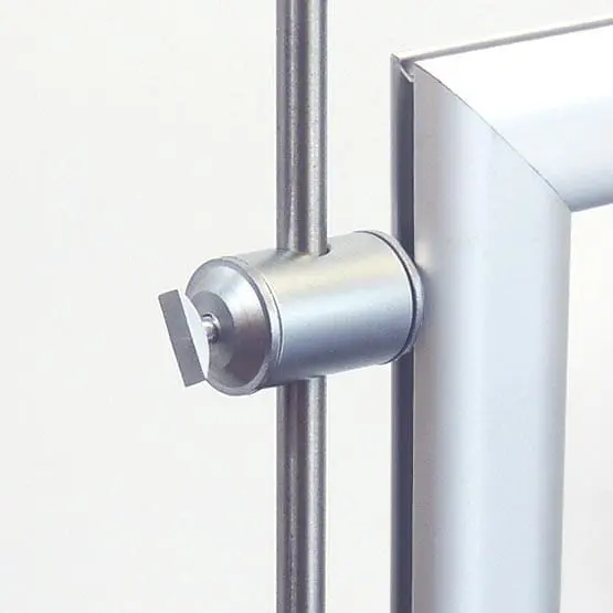 Double-Sided Support with Toggle for Aluminum Frames
