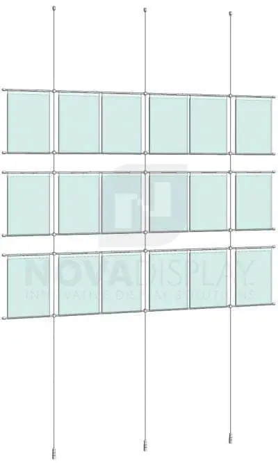 KHPI-011_Hook-on-Poster-Holder-Display-Kit-cable-suspended-hooked-on-horizontal-rods