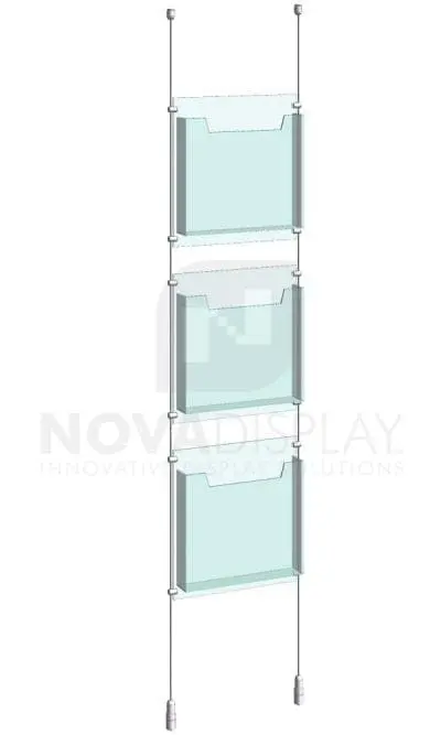 KLD-004_Acrylic-Literature-Display-Kit-cable-suspended