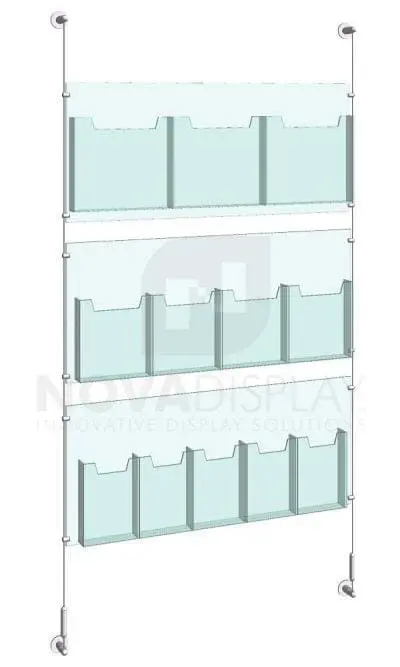 KLD-024_Acrylic-Literature-Display-Kit-cable-suspended