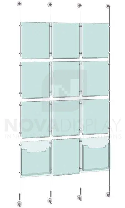 KPI-116_Easy-Access-Poster-Holder-Display-Kit-cable-suspended