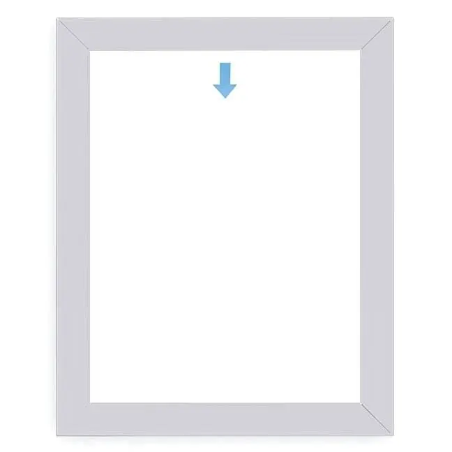 AnoFrame-aluminum-poster-frame-square-profile-front-view