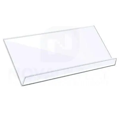Sloping Acrylic Shelf - Clear