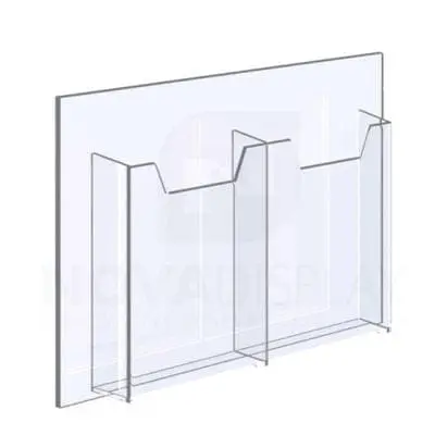 18ALD-2-3585P-12 1/8″ Clear Acrylic Leaflet Dispenser /