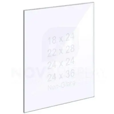 18ASP-PANEL-NG-LR 1/8″ Non-Glare Acrylic Panel without Holes – Polished Edges