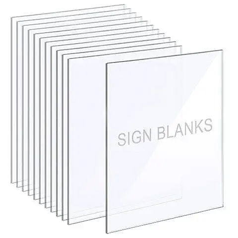 Nova Display Systems / Acrylic Sign Blanks in Bundle for Signage