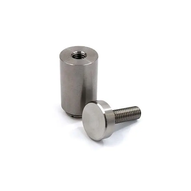 5/8" Diameter Stainless Steel Standoff (3-Part Standoff with M6 Stud-Cap)