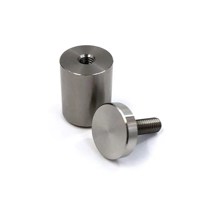 3/4" Diameter Stainless Steel Standoff (3-Part Standoff with M6 Stud-Cap)