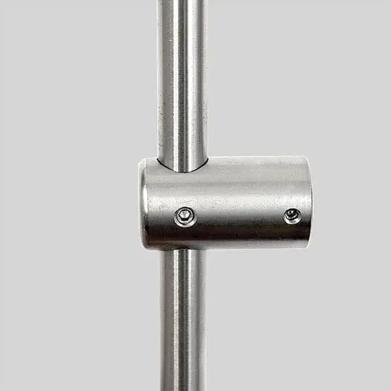 Wall Fixing for Rods with Non-Threaded Base (#304 Stainless Steel)