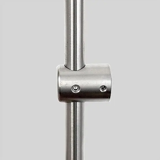 Wall Fixing for Rods with Non-Threaded Base / Short (#304 Stainless Steel)