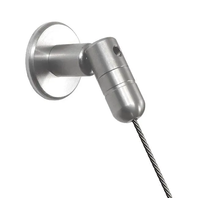 38mm (1-1/2″) Dia. Base Support with Ball-Joint Swivel Coupling for Cables | Stainless Steel