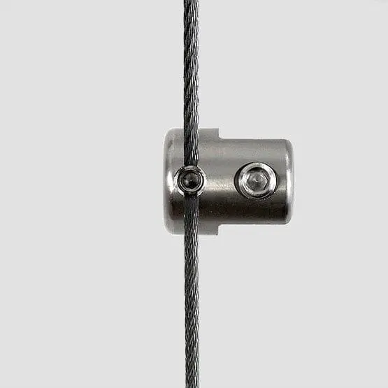 Panel Support Single-Sided – For panels up to 10mm (3/8″) thick (*Use with 3mm Stainless Cables)