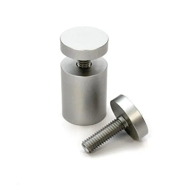 3/4″ x 1″ DUAL-GRIP STANDOFF – Clear Satin Anodized