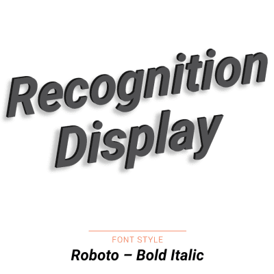 Nova Display Systems | Laser Cut Acrylic Letters – Mono Font Styles