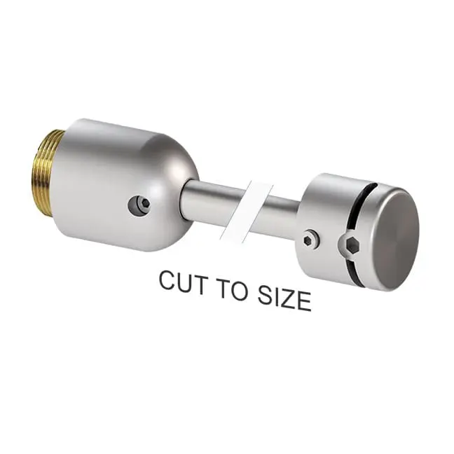 Wall-Mounted Rod Stabilizer with Customizable Depth for 1.5mm Cable System