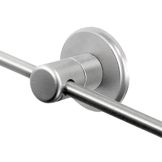Wall Fixing for 6mm (1/4") Dia. Rods with Base Plate