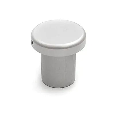 5/8″ Dia. x 3/4″ Sign Standoffs with 1″ Dia. Cap (2-Part Standoff with M10 Stud-Cap) / Satin Anodized Finish
