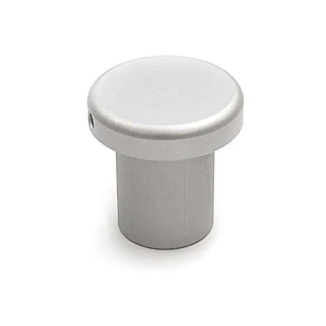 5/8″ Dia. x 3/4″ Sign Standoffs with 1″ Dia. Cap (2-Part Standoff with M10 Stud-Cap) / Satin Anodized Finish