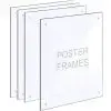 Nova Display Systems / Acrylic Poster Frames with Standoffs in Bundle